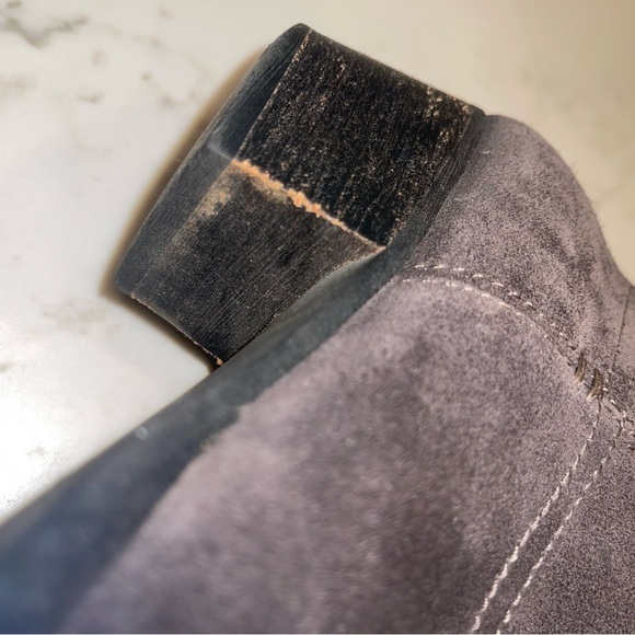 Dolce Vita Over-the-Knee Suede Boots in Gray - Picture 9 of 16